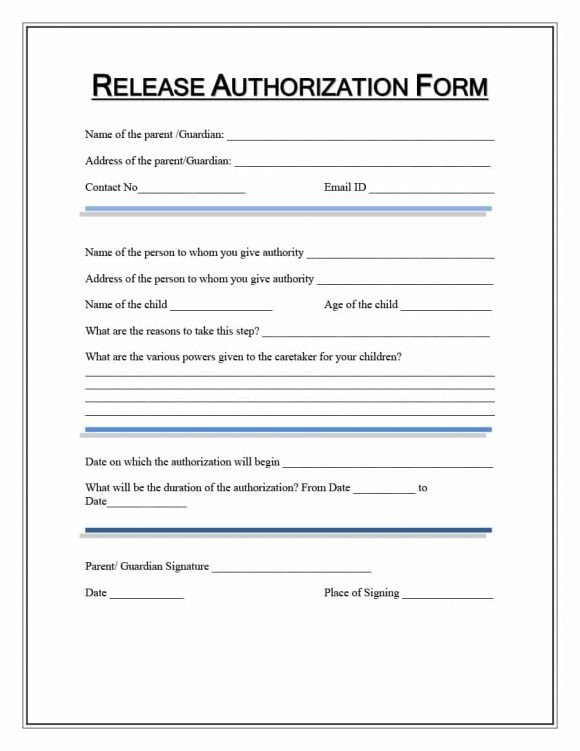 Medical Release form Template 40 Medical Records Release form Release Of Information