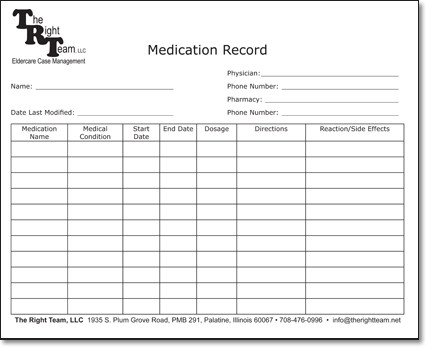 Medication Administration Record Template Pdf Medication Administration Record Template Pdf Hospi