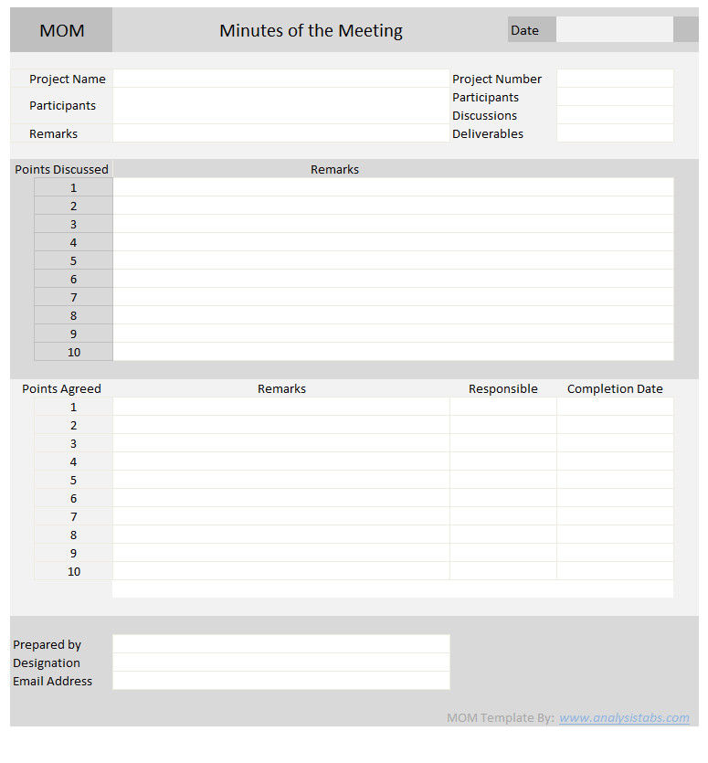 Meeting Notes Template Excel Mom format Minutes Of Meeting Excel Template Free Download
