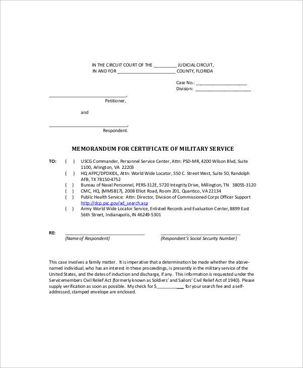Memorandum for Record Army 9 Blank Memo Examples &amp; Samples Pdf Word Apple Pages