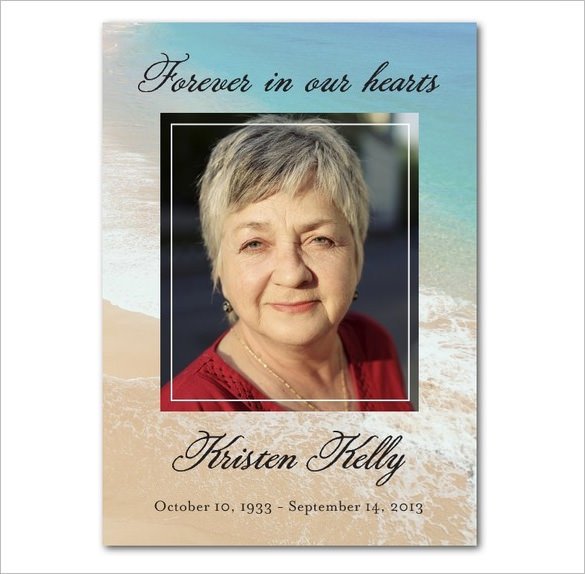 Memorial Card Template Free Download 16 Obituary Card Templates Free Printable Word Excel