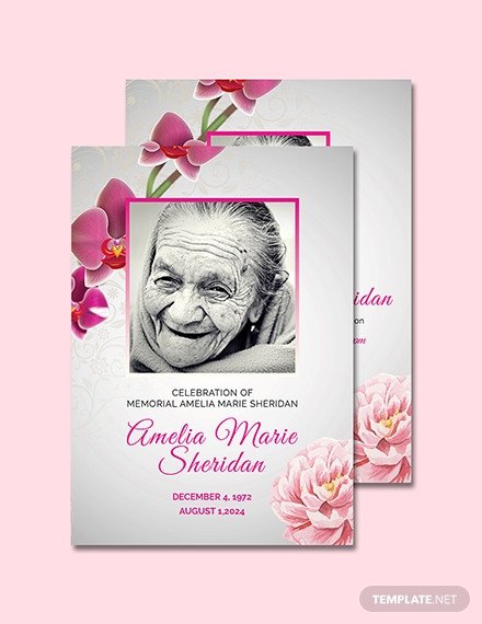 Memorial Card Template Free Download Free Funeral Memorial Card Template Download 232 Cards