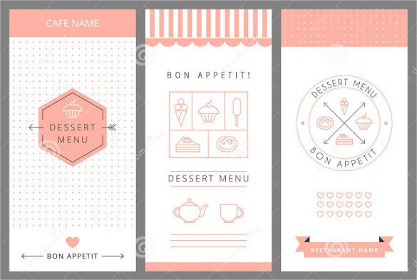 Menu Template Free Download Dessert Menu Templates – 21 Free Psd Eps format Download