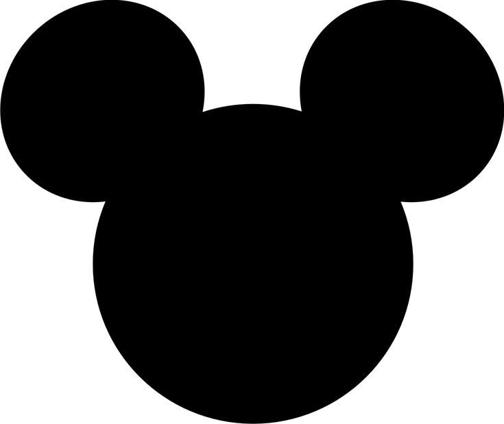 Mickey Mouse Face Template Mickey Mouse Large Printable Cutouts