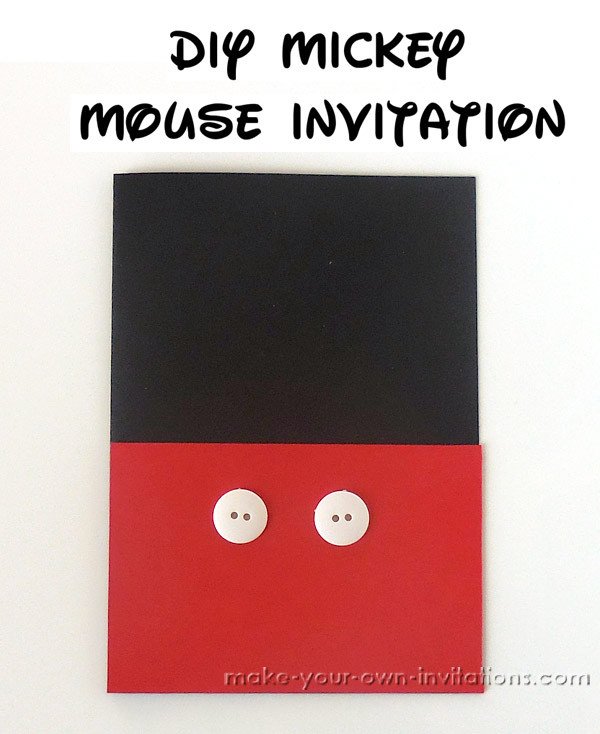 Mickey Mouse Invitation Maker Mickey Mouse Invitations