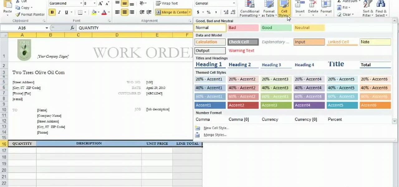 Microsoft Excel Spreadsheet Template How to Use Templates In Microsoft Excel 2010 Microsoft