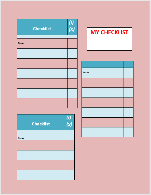 Microsoft Office Check Template 15 Free Checklist Templates Microsoft Fice Templates