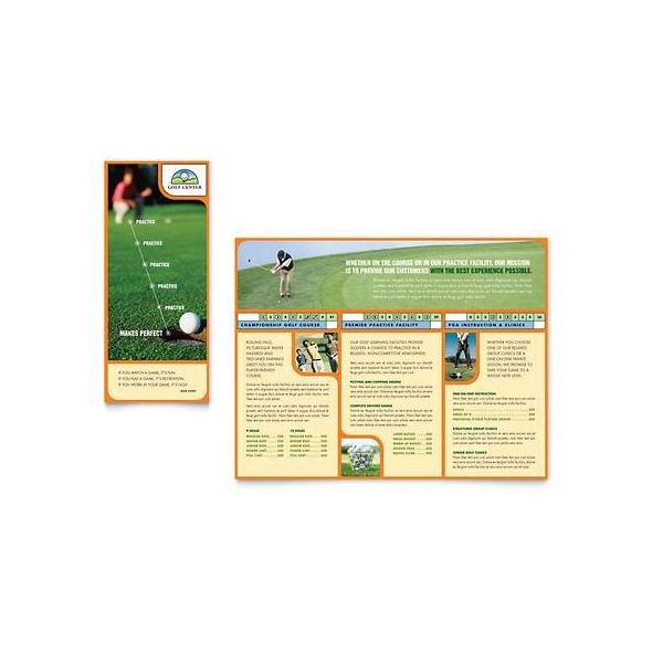 Microsoft Publisher Booklet Templates 10 Microsoft Publisher Brochure Golf Template Options