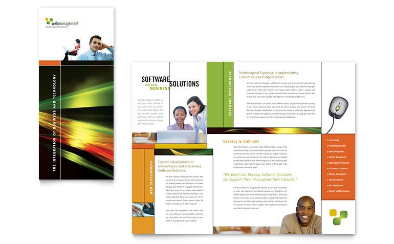 Microsoft Publisher Booklet Templates Internet software Brochure Template Word &amp; Publisher