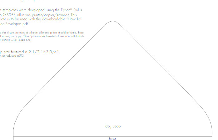 Microsoft Word A7 Envelope Template A7 Envelope Template