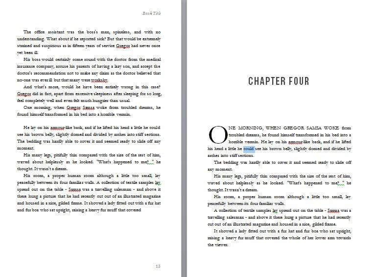 Microsoft Word Book Template Free Book Design Templates and Tutorials for formatting In