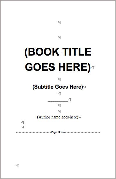 Microsoft Word Book Templates Books Printed Quickly for Self Publlishers at 48hrbooks