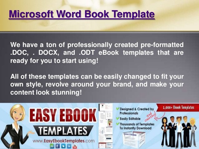 Microsoft Word Book Templates Microsoft Word Book Template
