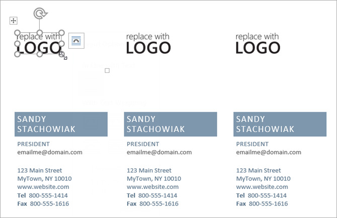 Microsoft Word Business Card Template How to Make Free Business Cards In Microsoft Word with