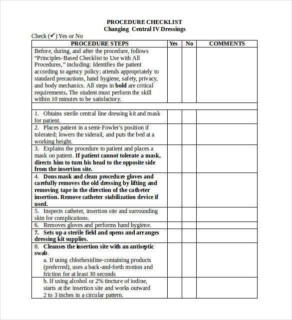 Microsoft Word Checklist Template 34 Word Checklist Templates