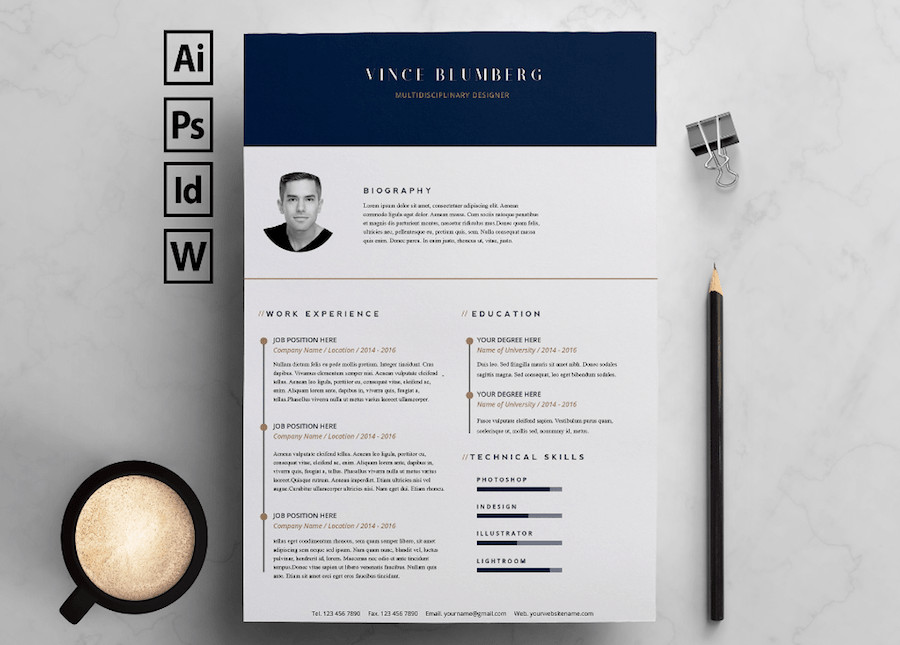 Microsoft Word Design Templates 50 Best Resume Templates for Word that Look Like Shop