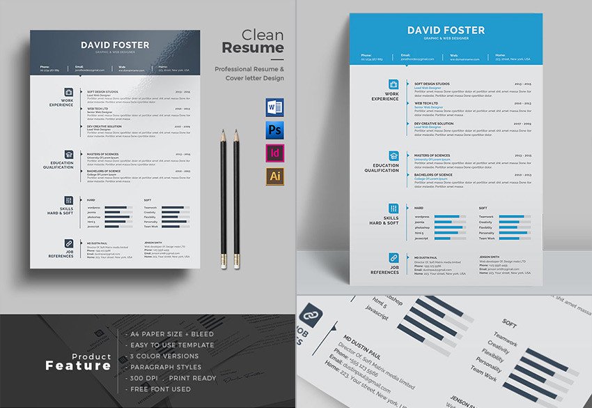 Microsoft Word Free Templates 25 Professional Ms Word Resume Templates with Simple