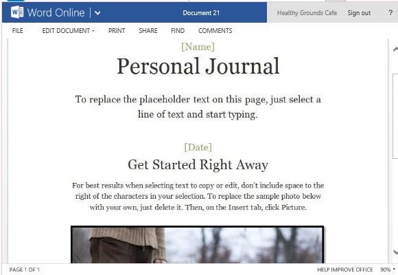 Microsoft Word Journal Templates Personal Journal Template for Word Line