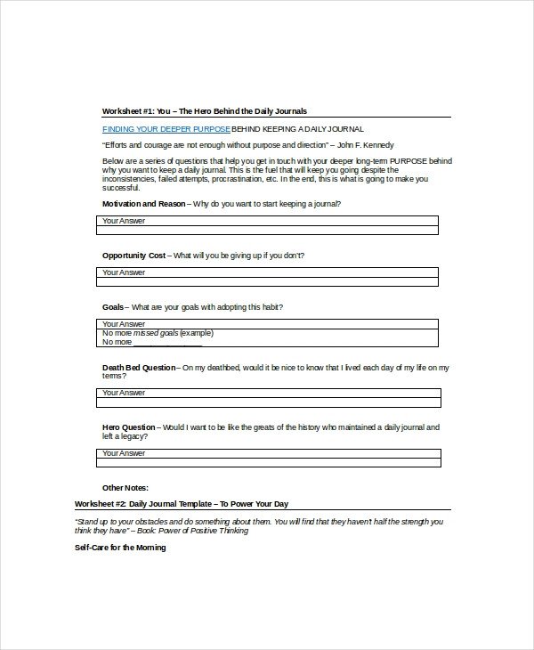 Microsoft Word Journal Templates Word Journal Template 7 Free Word Documents Download