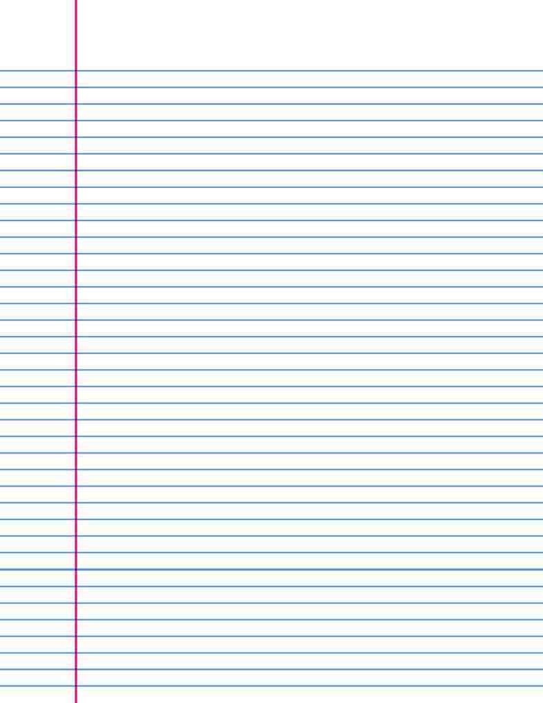 Microsoft Word Lined Paper Template 14 Lined Paper Templates Excel Pdf formats
