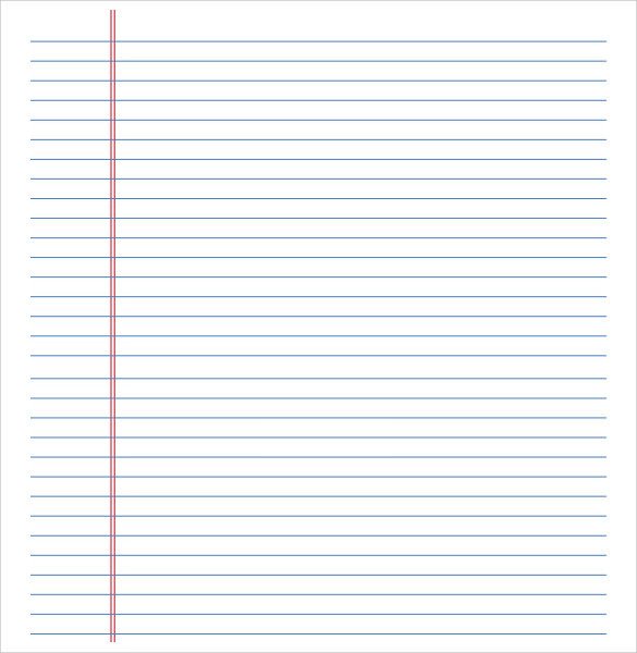Microsoft Word Lined Paper Template Lined Paper Template 12 Download Free Documents In Pdf