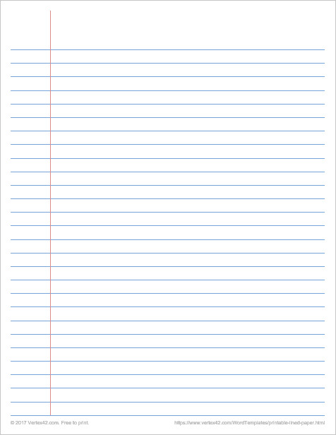 Microsoft Word Lined Paper Template Printable Graph Paper Templates for Word