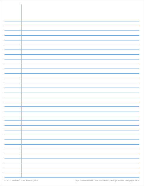 Microsoft Word Lined Paper Template Printable Graph Paper Templates for Word
