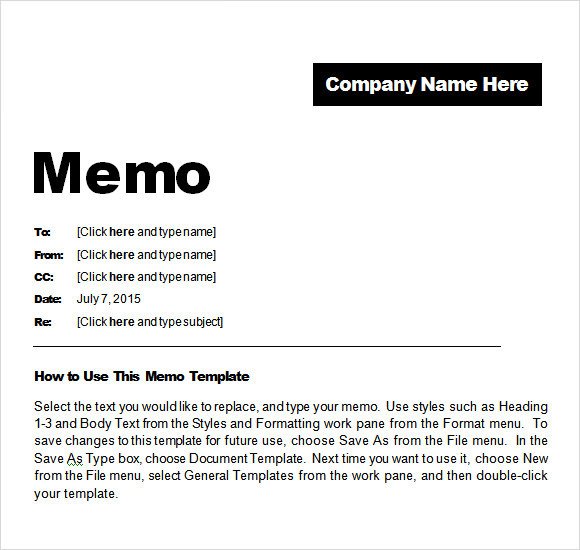 Microsoft Word Memo Templates Sample Confidential Memo 8 Documents In Pdf Word