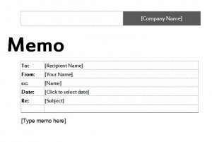 Microsoft Word Memorandum Template Business Memo Template