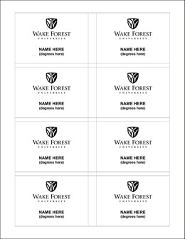 Microsoft Word Name Tag Template Identity Standards