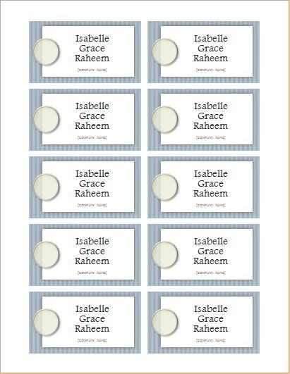 Microsoft Word Name Tag Template Name Tag Templates for Ms Word