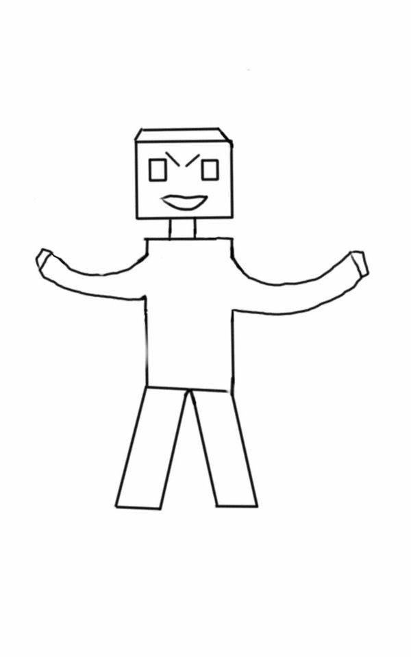 Minecraft Avatar Template Minecraft Avatar Template by Riki190 On Deviantart