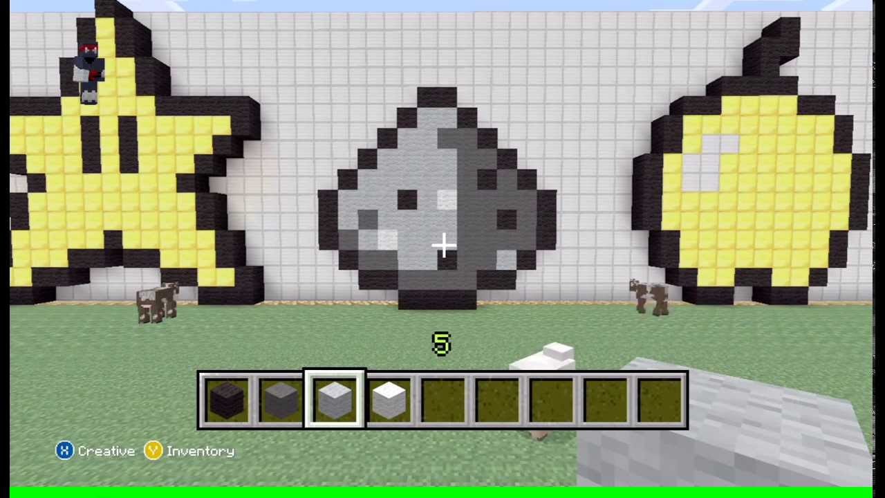 Minecraft Easy Pixel Art Minecraft Gun Powder Pixel Art Tutorial Easy