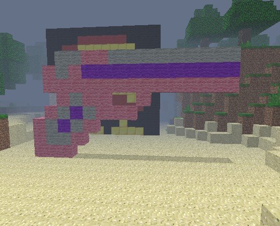 Minecraft Gun Pixel Art My 3rd Pixel Art Gun Minecraft Project