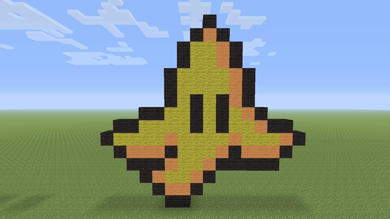 Minecraft Pixel Art Banana Minecraft Pixel Art Mario Kart Banana Peal