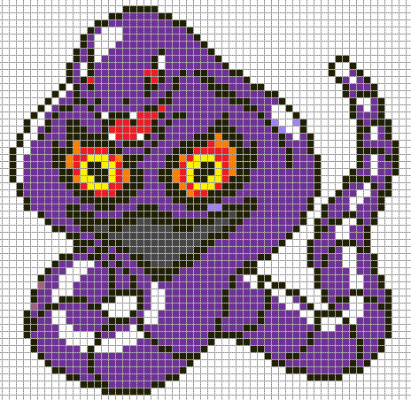 Minecraft Pokemon Pixel Art Grid Arbok by Hama Girl On Deviantart