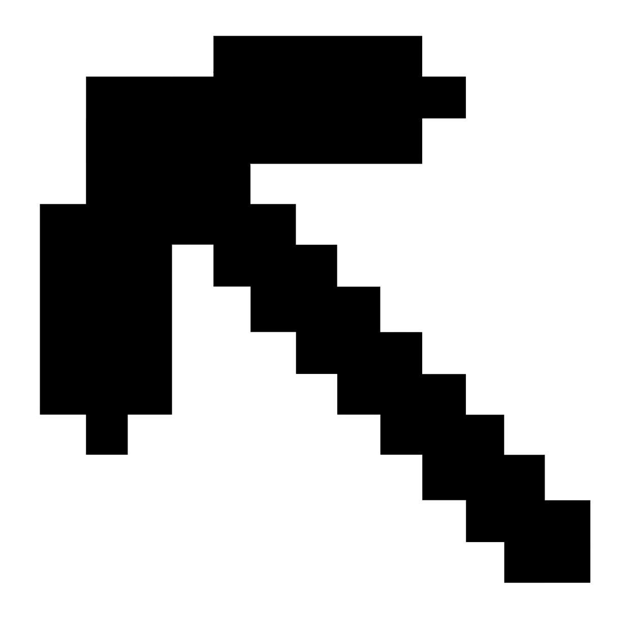 Minecraft Pumpkin Stencils Black and White Pixel Art Template Google Search