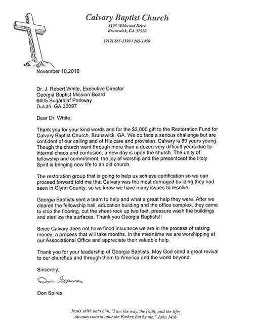 Ministry Support Letter Template Open Door Pastor Writes Letter Of Appreciation for