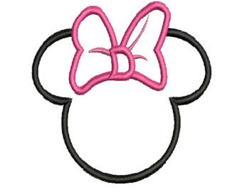 Minnie Mouse Bow Outline Free Minnie Mouse Head Outline Download Free Clip Art