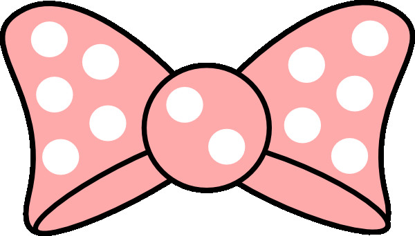 Minnie Mouse Bow Outline Minnie Bow Clip Art at Clker Vector Clip Art Online