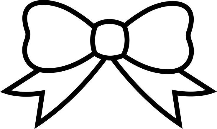 Minnie Mouse Bow Outline Minnie Mouse Bow Outline