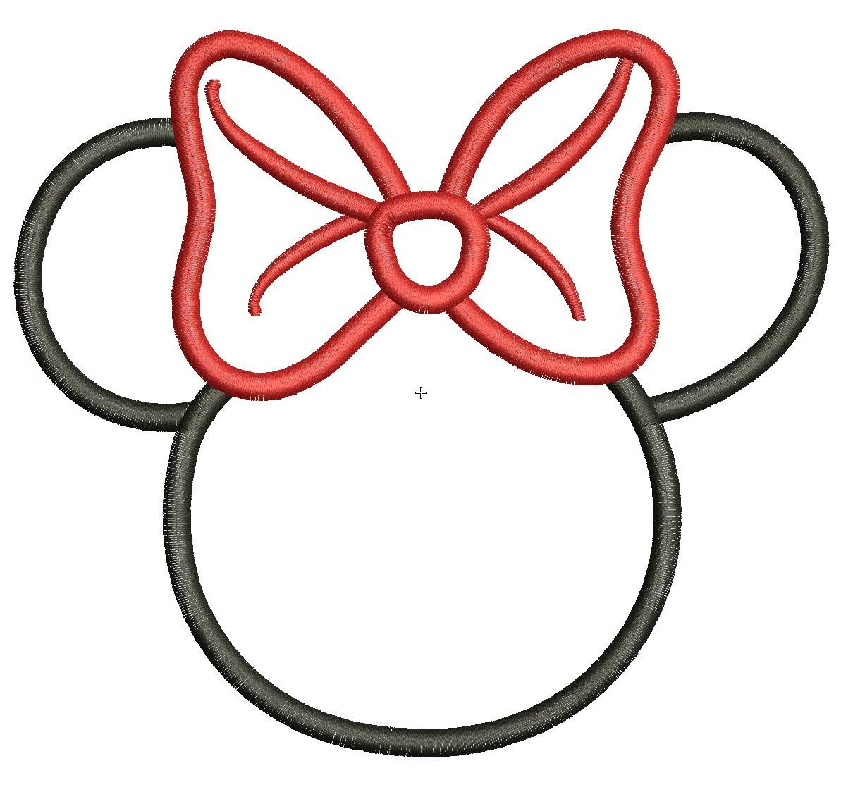 Minnie Mouse Bow Outline Minnie Mouse Bow Template