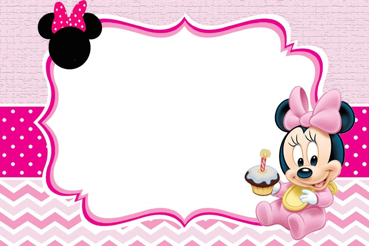 Minnie Mouse Invitation Maker Baby Minnie Mouse Invitation Template