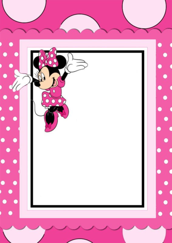 Minnie Mouse Invitation Maker the Largest Collection Of Free Minnie Mouse Invitation