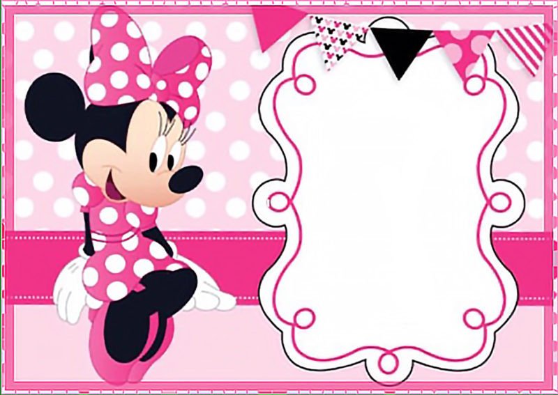 Minnie Mouse Invitation Maker the Largest Collection Of Free Minnie Mouse Invitation