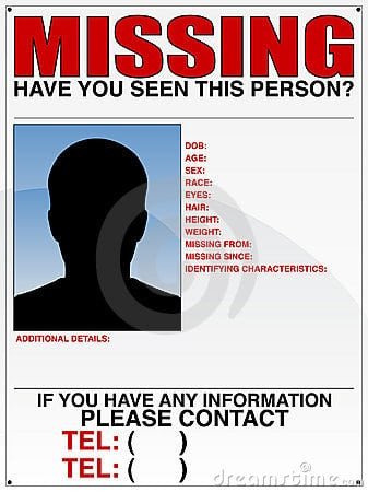 Missing Person Poster Template 10 Missing Person Poster Templates Excel Pdf formats