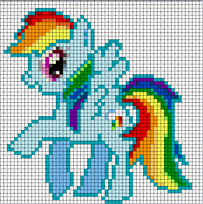 Mlp Pixel Art Template Pix for My Little Pony Pixel Art Templates Fluttershy