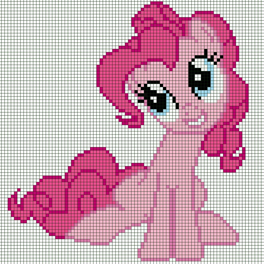Mlp Pixel Art Template Pixel Art Pinkie Pie Template by Captainpineapple96 On