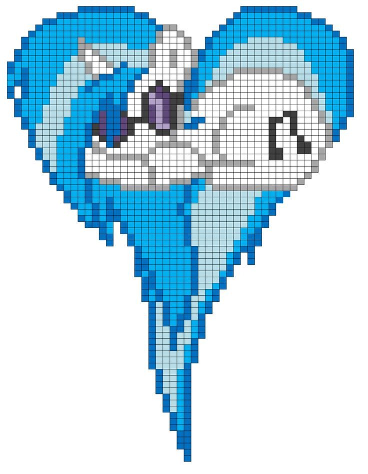 Mlp Pixel Art Template Vinyl Scratch Heart Pixel Art Template by Mlp