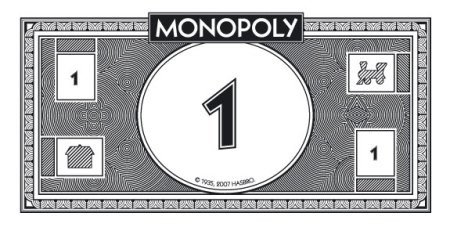 Monopoly Money Black and White End the Fiat Monopoly toilet Paper Ponzi Scam